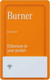 Burner Ethereum Card - Tap to Connect (Black)