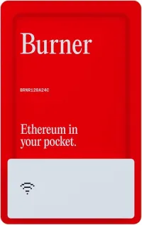 Burner Ethereum Card - Tap to Connect